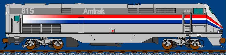 Amtrak P40 #815