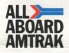 All Aboard Amtrak pointless arrow logo