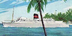 Queen of Bermuda of Furness Bermuda Line built 1933
