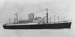 Ruahine of New Zealand Shipping Co. built 1951
