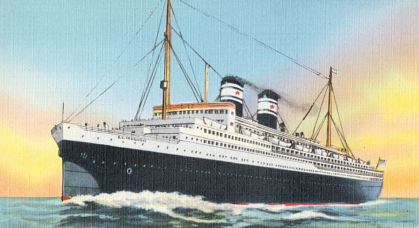 Clyde Line steamships Shawnee & Iroquois to Florida in the 1920s