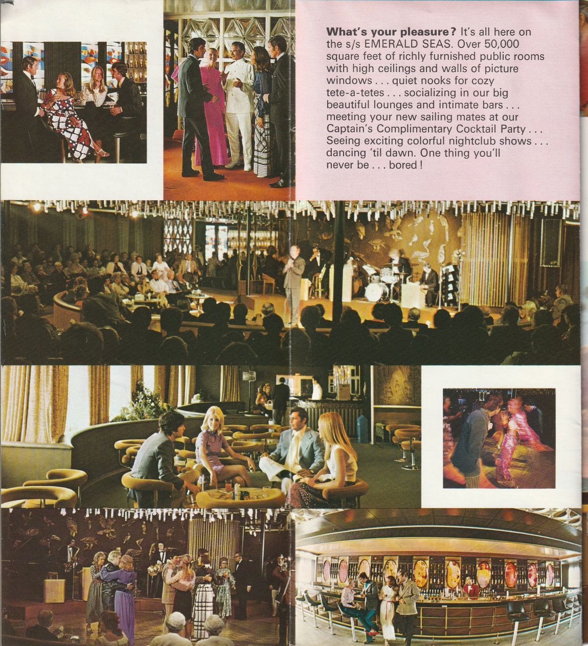 ss Emerald Seas What's your pleasure: Over 50,000 sq ft of public rooms and other highlights