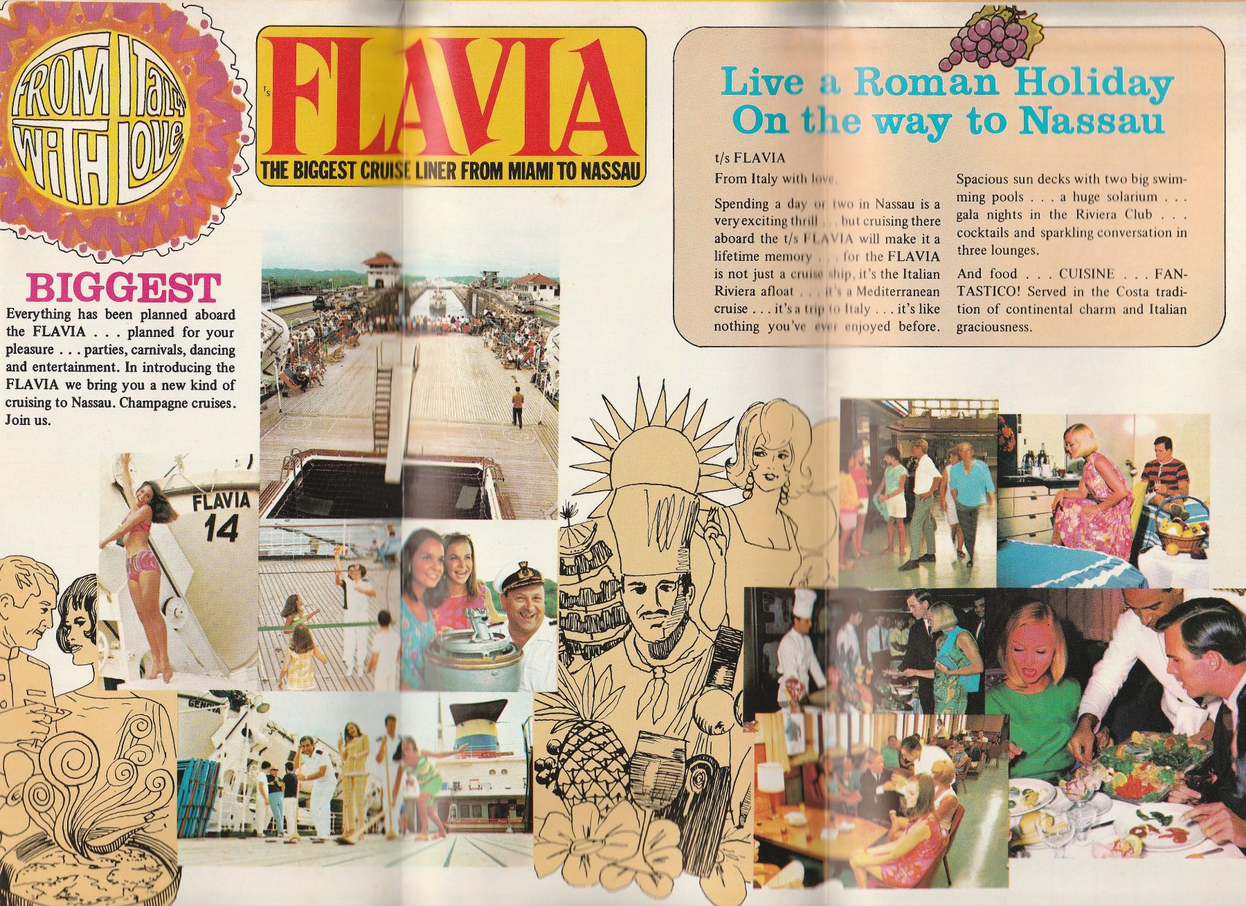 ss Florida From Italy with love: The biggest cruise liner from Miami to Nassau - live a Roman Holiday