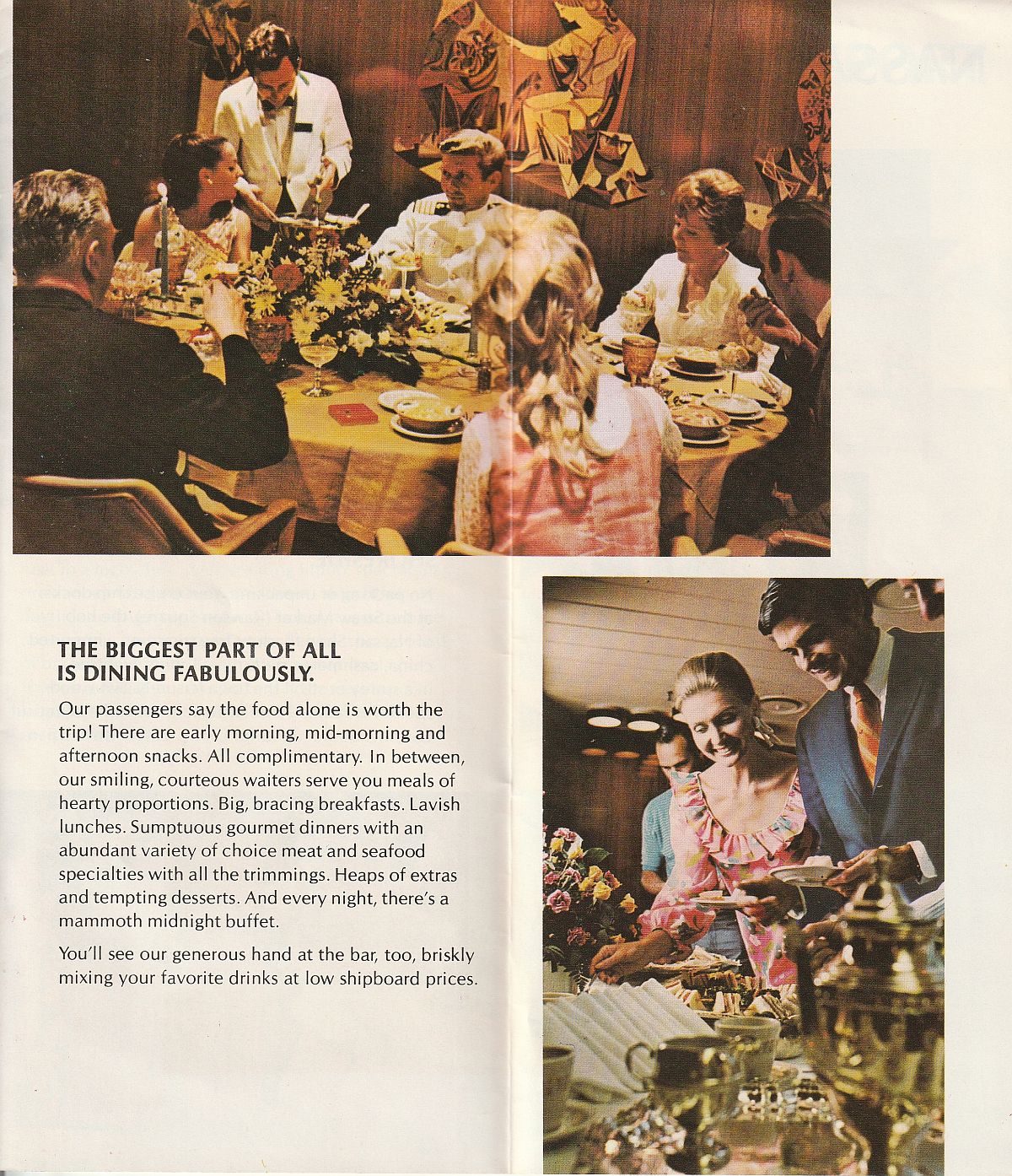 ss New Bahama Star The food alone is worth the trip: All meals and snacks are complimentary