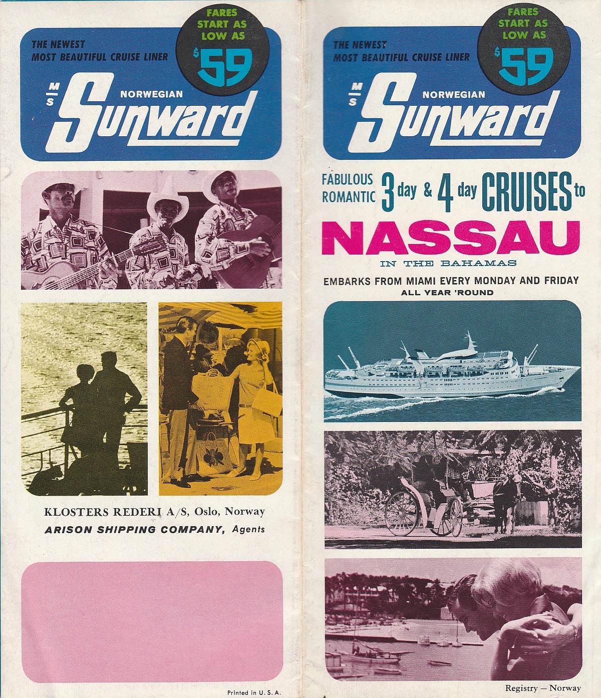 ms Sunward The newest most beautiful cruise liner: Fabulous Romantic 3 day & 4 day cruises to Nassau in the Bahamas