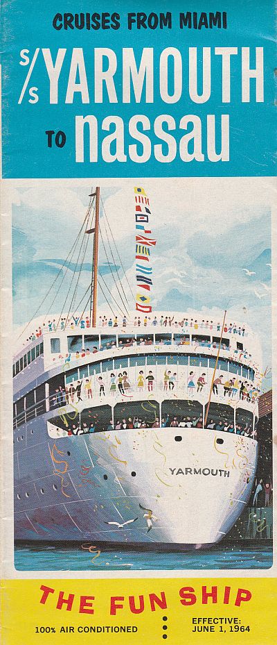 ss Yarmouth brochure issued June 1, 1964